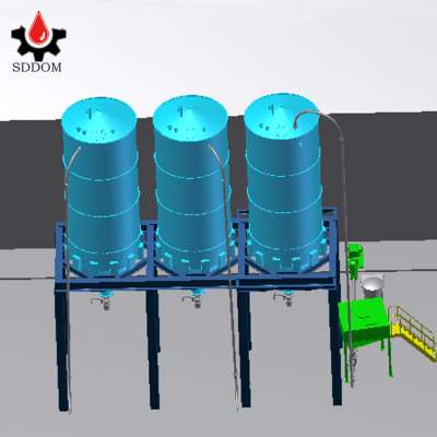 SDDOM 4T/H   Company Dense Phase  Pneumatic Conveyor for Cement Powder